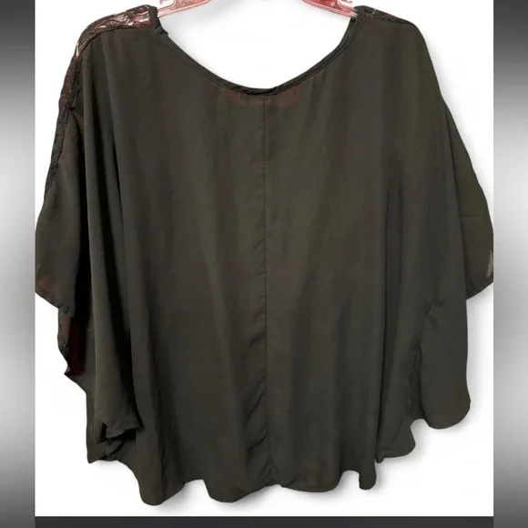 Wet Seal Black Lace Blouse - Picture 2 of 5